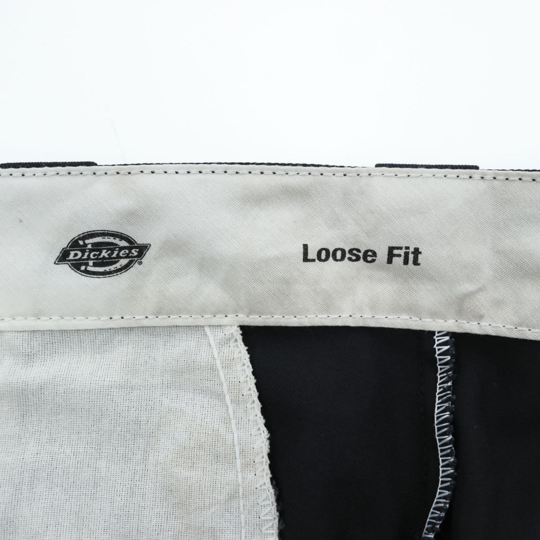 Dickies ダブルニー ワークパンツ 34 x 36 LOOSE FIT ブラック 85283BK チノパンツ