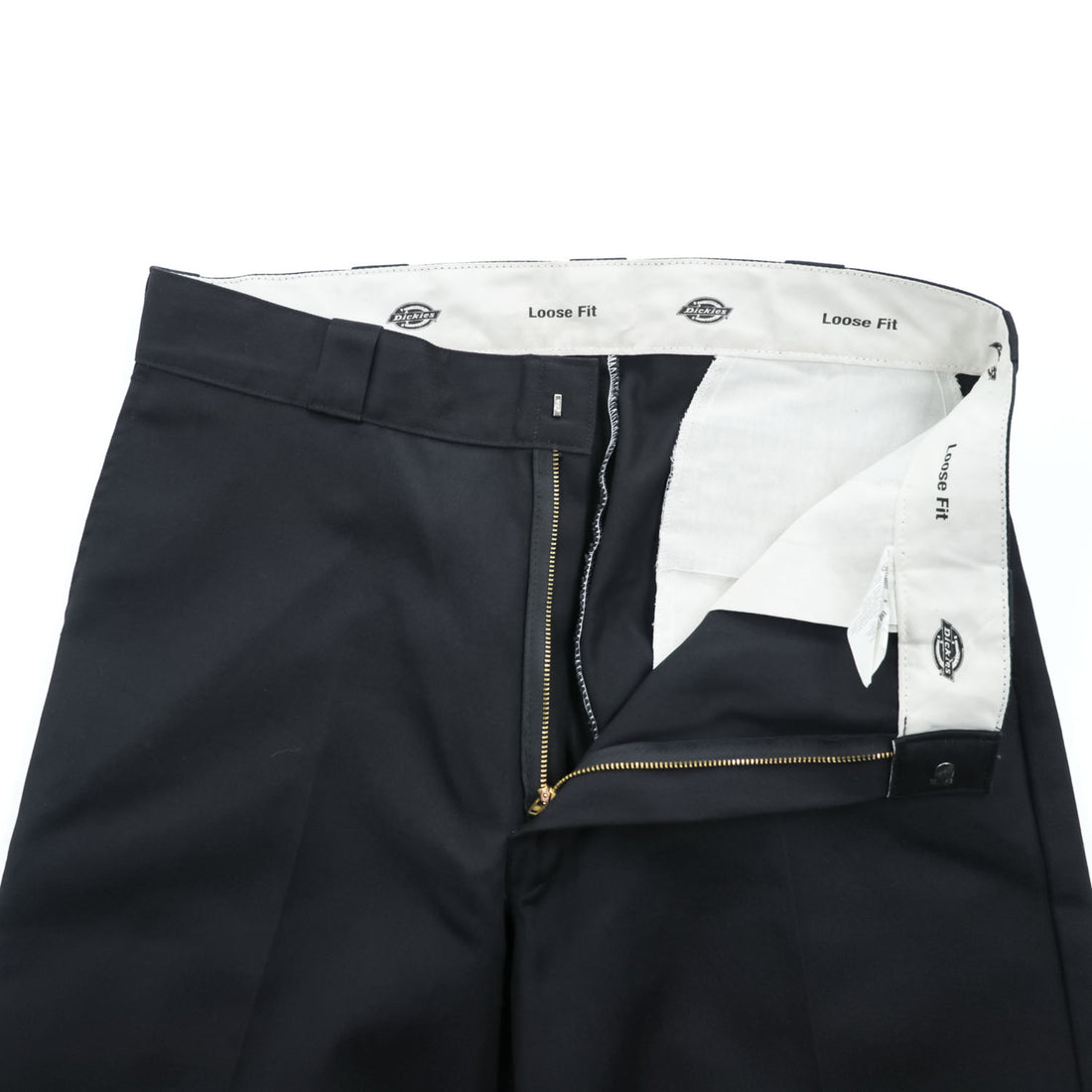 Dickies ダブルニー ワークパンツ 34 x 36 LOOSE FIT ブラック 85283BK チノパンツ