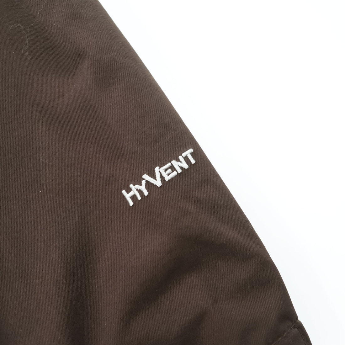 THE NORTH FACE マウンテンジャケット HYVENT 防水 シェル レインジャケット M グレー ブラウン ジップインジップ 透湿 AYTJ