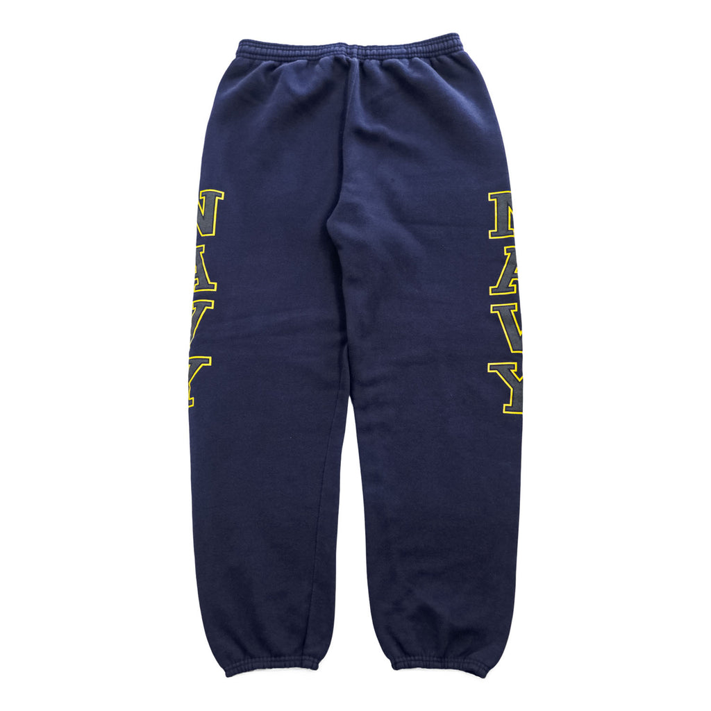 US NAVY 90年代 USA製 M.J.SOFFE ヴィンテージ スウェットパンツ M ネイビー 裏起毛 米軍 ミリタリー