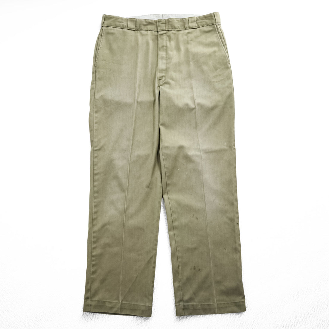 Dickies 90年代 USA製 ヴィンテージ ワークパンツ チノパンツ 40×32 ベージュ 圧着タグ TALONジップ
