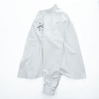 Polo Ralph Lauren 長袖 オックスフォード シャツ XL ホワイト ストレッチ STRETCH OXFORD ウイングフット NYCグラフィック ステンシル