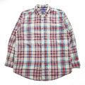 PENDLETON 長袖 チェック シャツ L ベージュ OCEANSIDE SHIRT LONG SLEEVE AUTHENTIC MADRAS インド綿 ボタンダウン