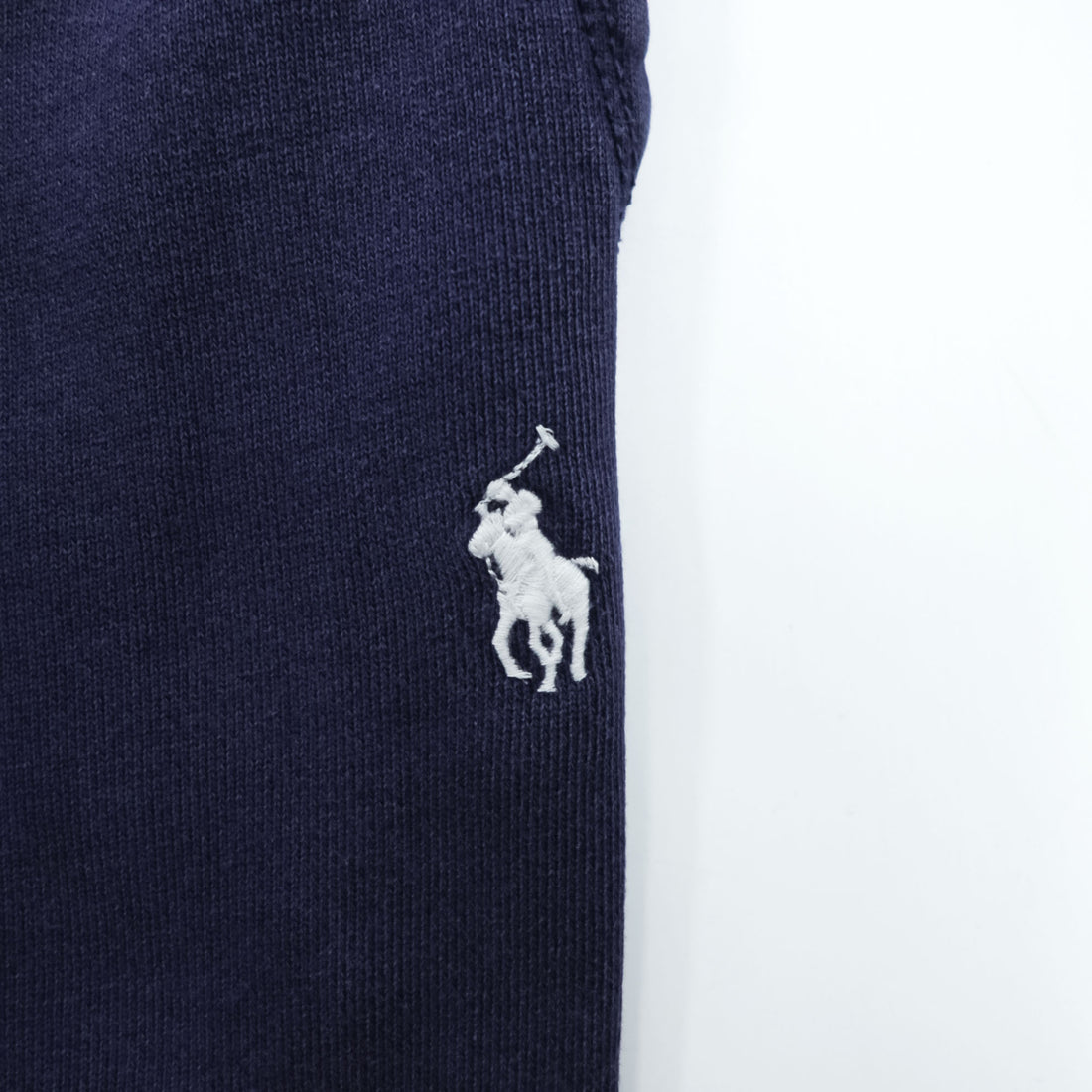 Polo Ralph Lauren スウェットパンツ L ネイビー スモールポニー ロゴ 刺繍 ドローコード 裾