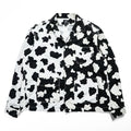 BRAIN DEAD USA製 ブルゾン Cow Club Chore Shirt Jacket ワークジャケット M ホワイト ブラック 総柄 アニマル 牛 BD9-03