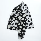 BRAIN DEAD USA製 ブルゾン Cow Club Chore Shirt Jacket ワークジャケット M ホワイト ブラック 総柄 アニマル 牛 BD9-03