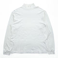 KAPTAIN SUNSHINE 日本製 ロングスリーブ カットソー モックネック 長袖 Tシャツ L ホワイト SUVIN SUPIMA TUBE L/S HIGH NECK TEE スーピマコットン KS20FCS11