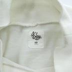 KAPTAIN SUNSHINE 日本製 ロングスリーブ カットソー モックネック 長袖 Tシャツ L ホワイト SUVIN SUPIMA TUBE L/S HIGH NECK TEE スーピマコットン KS20FCS11