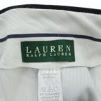 LAUREN RALPH LAUREN 90年代 ヴィンテージ スラックス パンツ L グレー チェック 2タック プリーツ ダブルカフス