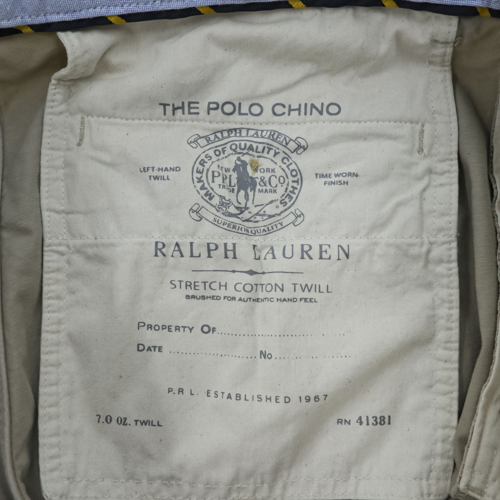 Polo Ralph Lauren スリムフィット チノパンツ L ベージュ STRETCH SLIM FIT ポロチノ