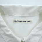 TIGRE BROCANTE 日本製 長袖 シャツ ブラウス FREE ホワイト フィッシュテイル