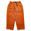 South2 West8 × Keboz センターシーム ワイド イージーパンツ Belted C. S. Pants L オレンジ ベルト付 ドローコード NS1734 アウトドア 日本製
