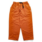 South2 West8 × Keboz センターシーム ワイド イージーパンツ Belted C. S. Pants L オレンジ ベルト付 ドローコード NS1734 アウトドア 日本製
