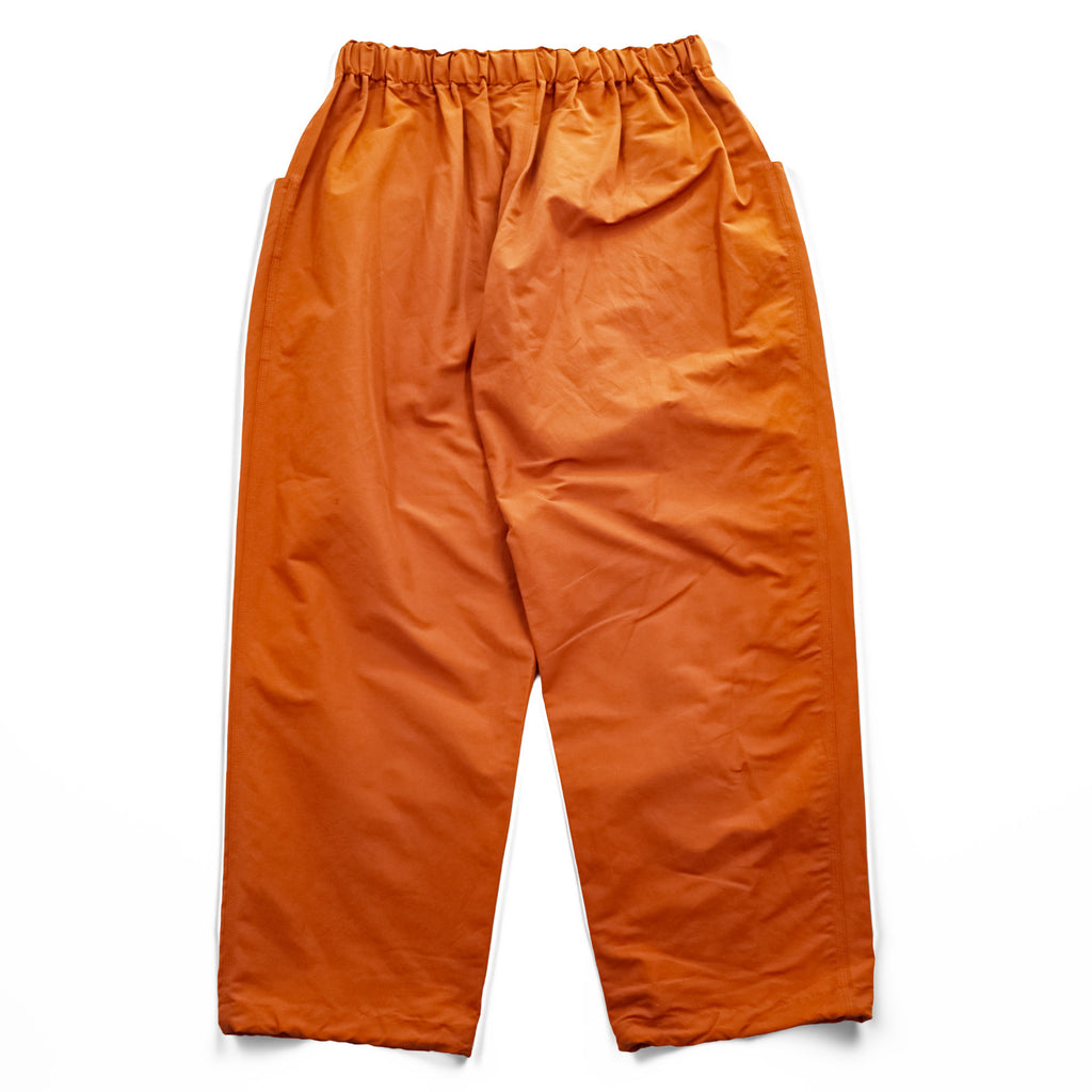 South2 West8 × Keboz センターシーム ワイド イージーパンツ Belted C. S. Pants L オレンジ ベルト付 ドローコード NS1734 アウトドア 日本製