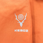South2 West8 × Keboz センターシーム ワイド イージーパンツ Belted C. S. Pants L オレンジ ベルト付 ドローコード NS1734 アウトドア 日本製