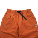 South2 West8 × Keboz センターシーム ワイド イージーパンツ Belted C. S. Pants L オレンジ ベルト付 ドローコード NS1734 アウトドア 日本製