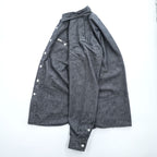 Polo Ralph Lauren シャンブレーシャツ 長袖 ワークシャツ M グレー 胸ポケット