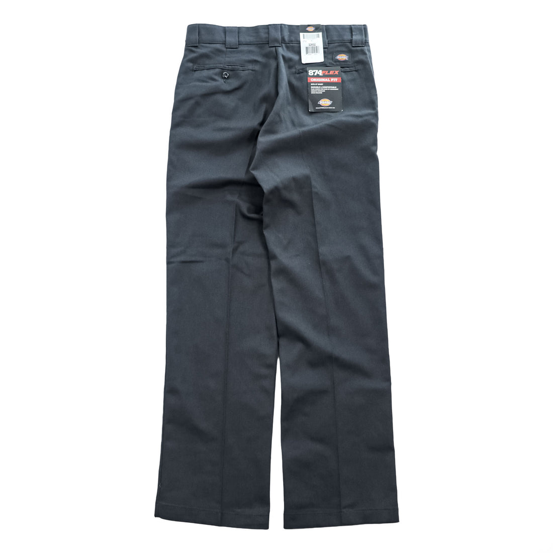 Dickies 874 FLEX ORIGINAL FIT ワークパンツ チノパンツ 33 x 32 チャコールグレー TCツイル センタープレス 874FCH 未使用品