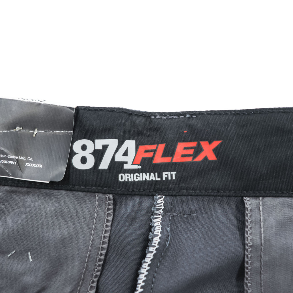 Dickies 874 FLEX ORIGINAL FIT ワークパンツ チノパンツ 33 x 32 チャコールグレー TCツイル センタープレス 874FCH 未使用品