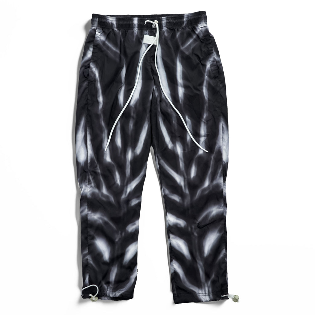 FEAR OF GOD × NIKE トラックパンツ ALLOVER PRINT PANTS ジャージ M ブラック グレー 総柄 ドローコード BV8737-010