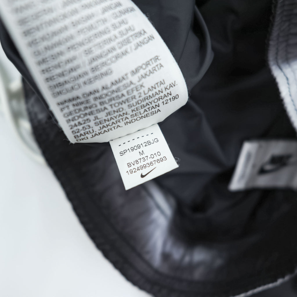 FEAR OF GOD × NIKE トラックパンツ ALLOVER PRINT PANTS ジャージ M ブラック グレー 総柄 ドローコード BV8737-010