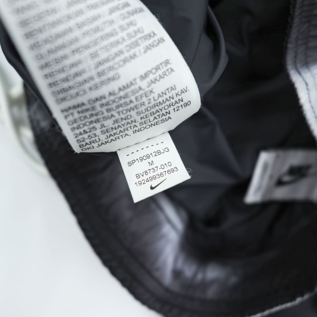 FEAR OF GOD × NIKE トラックパンツ ALLOVER PRINT PANTS ジャージ M ブラック グレー 総柄 ドローコード BV8737-010