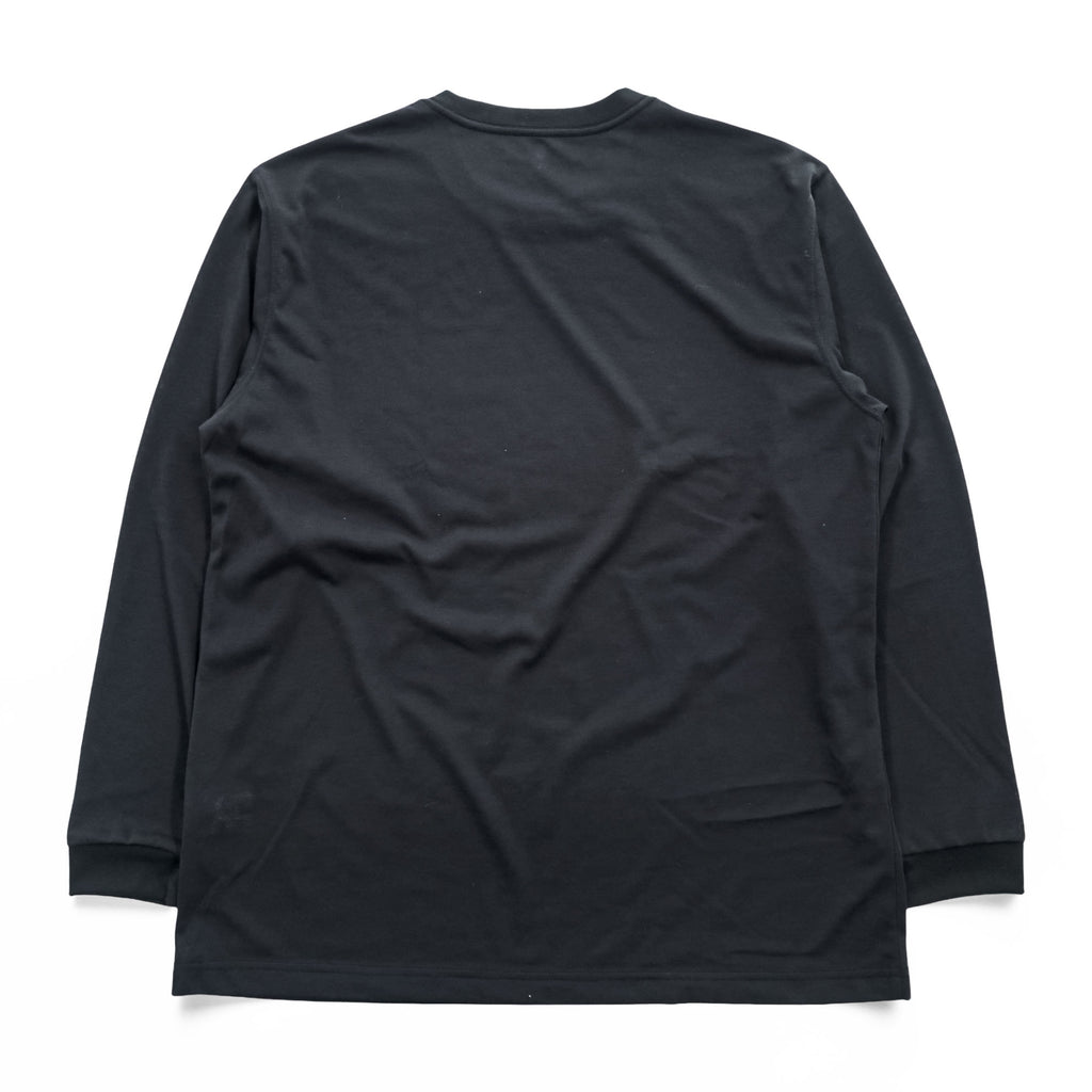 mont-bell 長袖 WIC. ロングスリーブ Tシャツ UVカット ロンT L ブラック 1114688