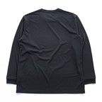 mont-bell 長袖 WIC. ロングスリーブ Tシャツ UVカット ロンT L ブラック 1114688