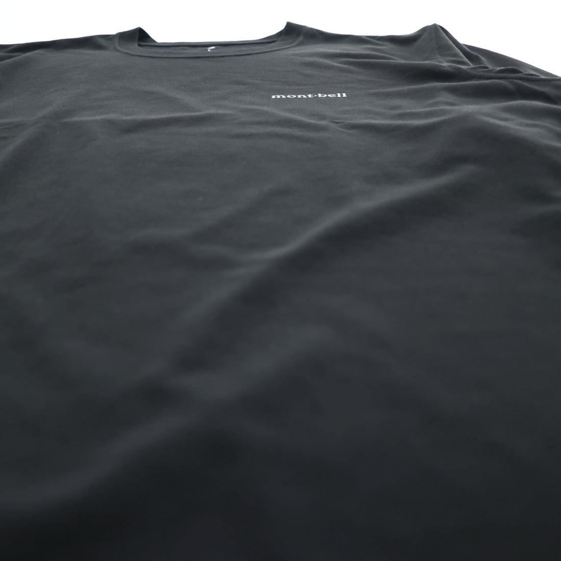 mont-bell 長袖 WIC. ロングスリーブ Tシャツ UVカット ロンT L ブラック 1114688