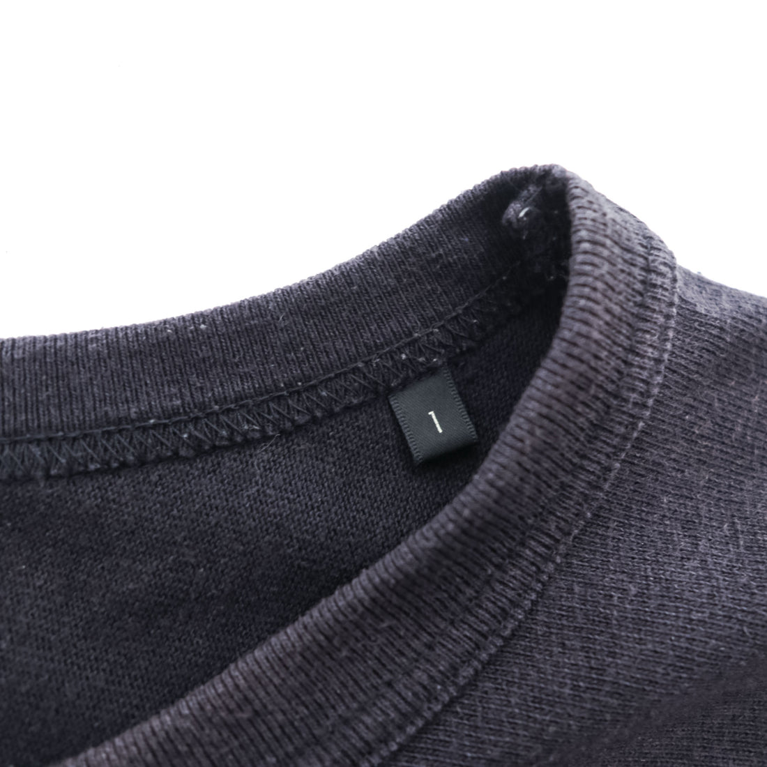 COMOLI 日本製 フットボール Tシャツ 9分袖 カットソー S ネイビー ワイド W03-05007