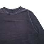 COMOLI 日本製 フットボール Tシャツ 9分袖 カットソー S ネイビー ワイド W03-05007