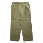 Joseph & Feiss 100% Wool Pleated Cuffed Dress Pants Khaki Size 36