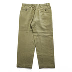 Joseph & Feiss 100% Wool Pleated Cuffed Dress Pants Khaki Size 36