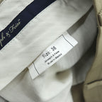 Joseph & Feiss 100% Wool Pleated Cuffed Dress Pants Khaki Size 36