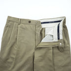 Joseph & Feiss 100% Wool Pleated Cuffed Dress Pants Khaki Size 36