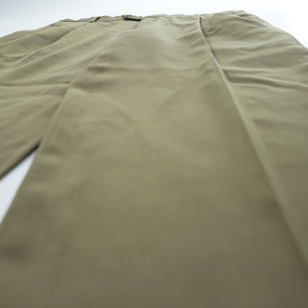 Joseph & Feiss 100% Wool Pleated Cuffed Dress Pants Khaki Size 36