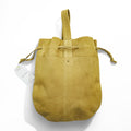 Sasquatchfabrix. Pouch Bag Beige Leather Helmet Bag NATURAL Nubuck 25SS-GOA-003