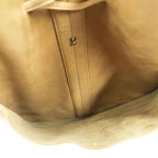 Sasquatchfabrix. Pouch Bag Beige Leather Helmet Bag NATURAL Nubuck 25SS-GOA-003