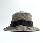KIJIMA TAKAYUKI 141340 Paper Wide Brim Hat Brown Black Ribbon Size 2 Japan