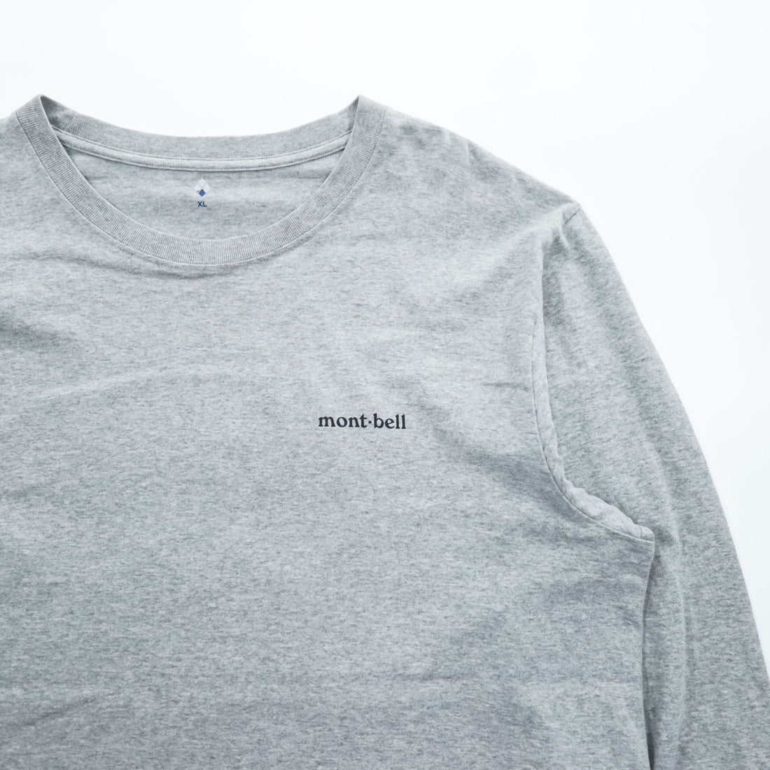 mont-bell ペアスキンコットン 長袖 ロングスリーブ Tシャツ ロンT XL グレー