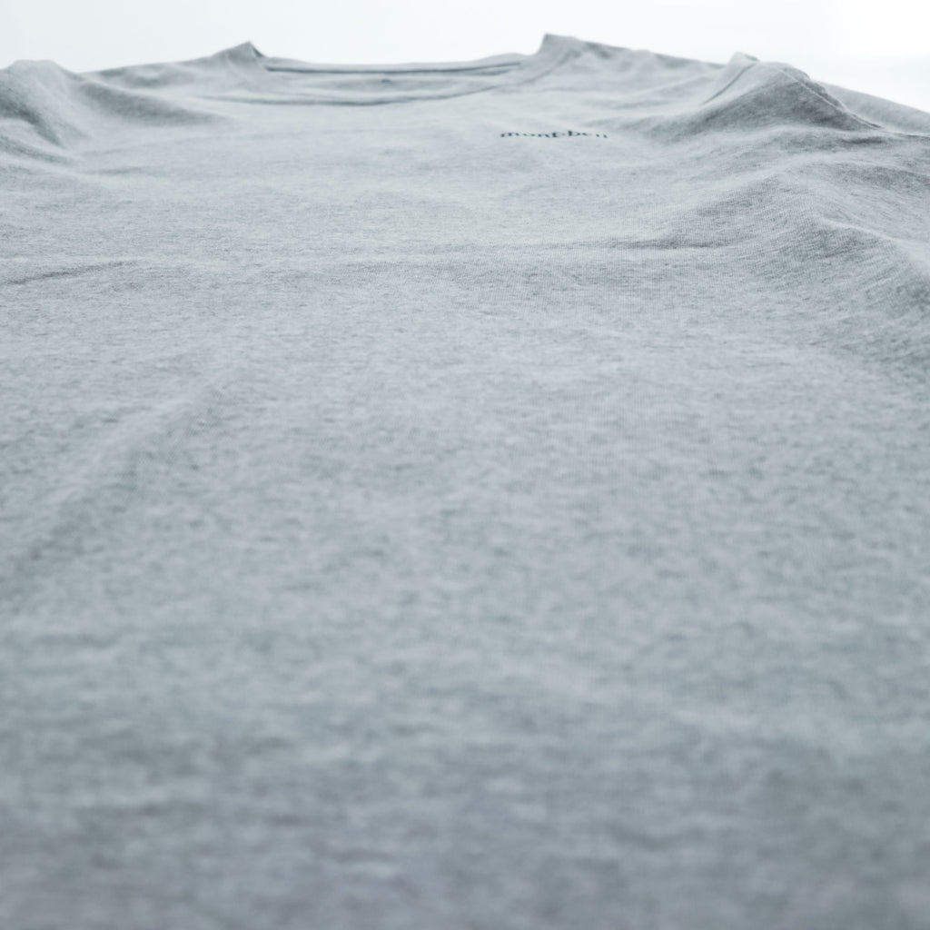 mont-bell ペアスキンコットン 長袖 ロングスリーブ Tシャツ ロンT XL グレー