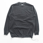 SHAKA Heavyweight, Garment Dye Long Sleeve T-Shirt, Size M, Gray, Vintage Finish Custom 7.5oz Max