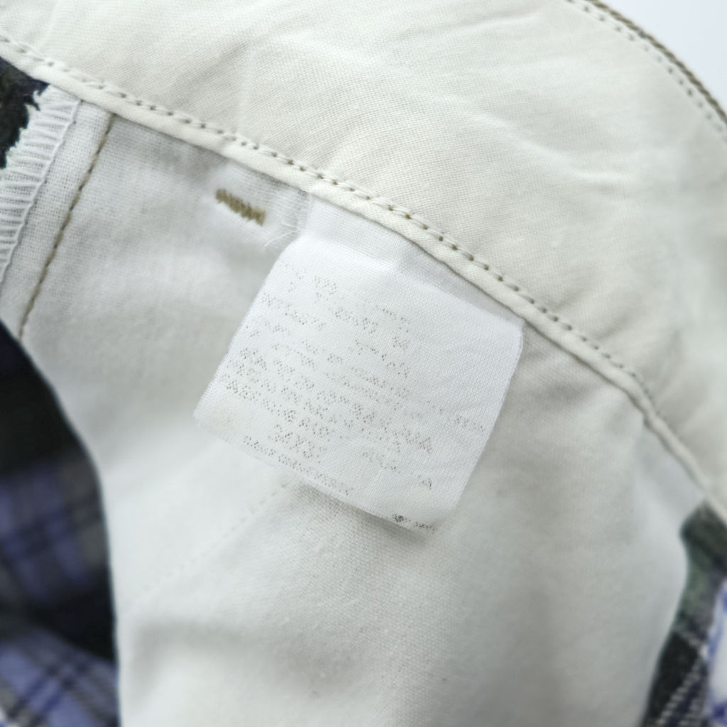 Dickies 874 ワークパンツ チノパンツ L ベージュ ネルライナー 裏地チェック
