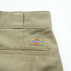Dickies 874 ワークパンツ チノパンツ L ベージュ ネルライナー 裏地チェック