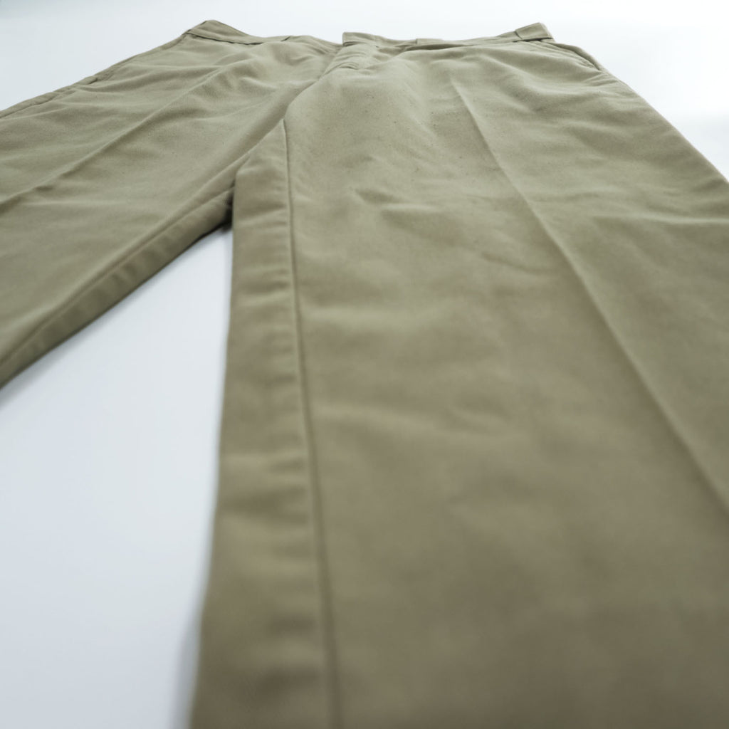 Dickies 874 ワークパンツ チノパンツ L ベージュ ネルライナー 裏地チェック