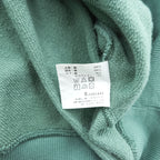 THE FABRIC ( THE UNION ) 日本製 ヘンリーネック スウェット トレーナー L ミントグリーン パイピング TF00404