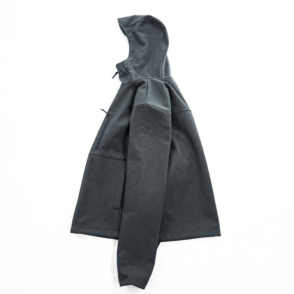 THE NORTH FACE マウンテンパーカー ソフトシェルジャケット L グレー 防水 WINDWALL フリースライナー NF0A4R27DYZ