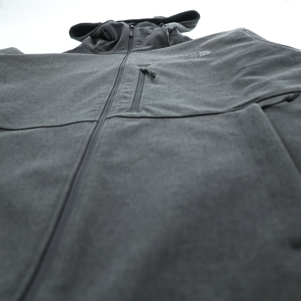 THE NORTH FACE マウンテンパーカー ソフトシェルジャケット L グレー 防水 WINDWALL フリースライナー NF0A4R27DYZ