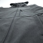 THE NORTH FACE マウンテンパーカー ソフトシェルジャケット L グレー 防水 WINDWALL フリースライナー NF0A4R27DYZ