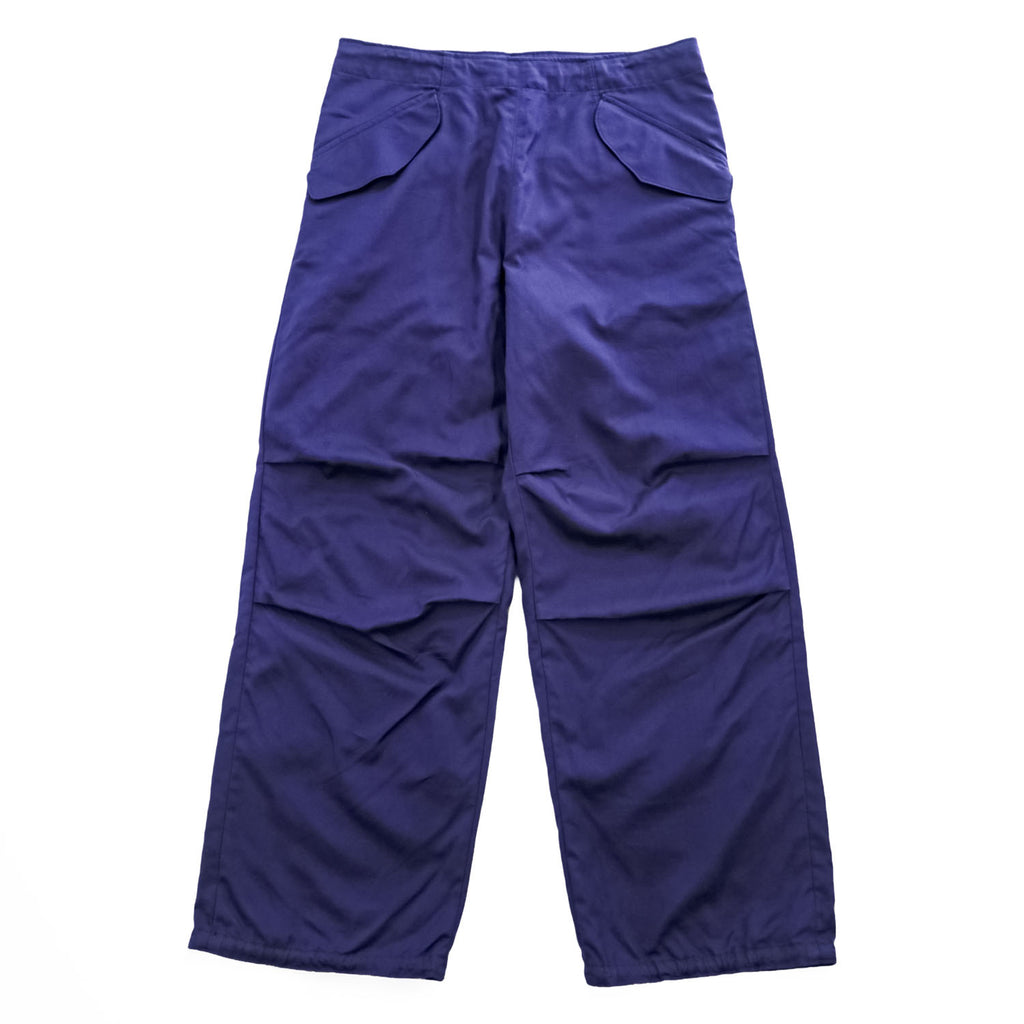 WARDER 日本製 M65 ミリタリー カーゴパンツ FINX OX NEW M65 TROUSERS S ネイビー ワイド ドローコード 00-22-1-03030